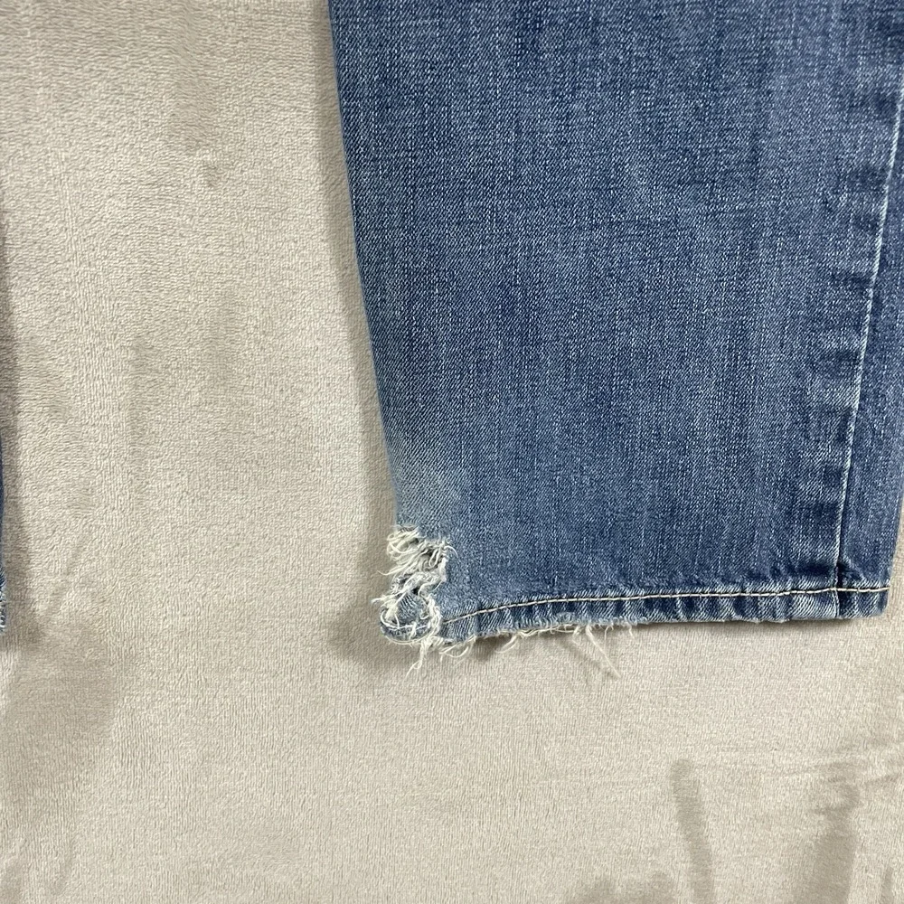 Ariat Jeans Mens 36x30 Blue M4 Bootcut Boundary Low Rise Western Distressed Work